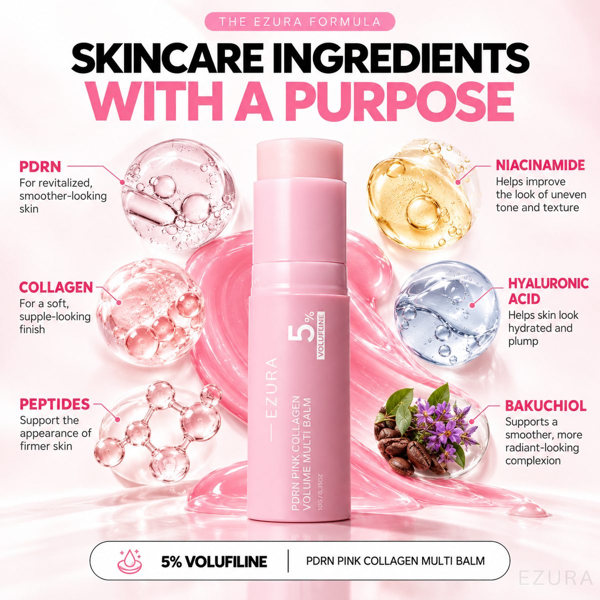 Ezura™ PDRN Pink Collagen Volume Multi Balm